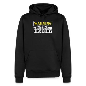 Historiker Geschichte - Männer Premium Bio Hoodie - Schwarz - Vorne - Nico (187cm)