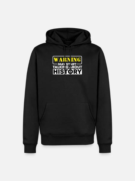 Historian history - Men’s Premium Organic Hoodie - black