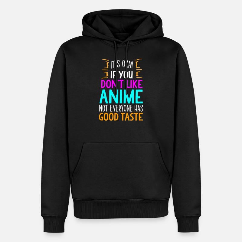 Anime - Männer Premium Bio Hoodie - Schwarz