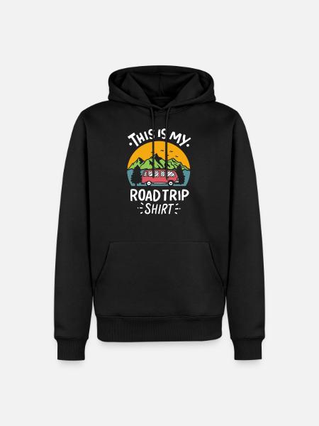 Roadtrip motorhome camper - Men’s Premium Organic Hoodie - black