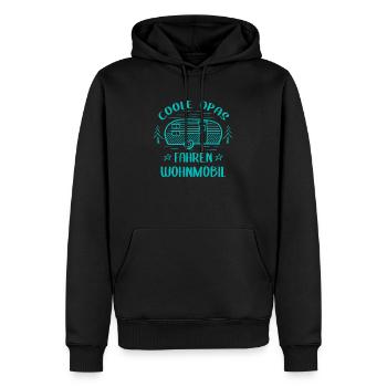 Coole Opas fahren Wohnmobil - Männer Premium Bio Hoodie - Schwarz - Vorne - Nico (187cm)