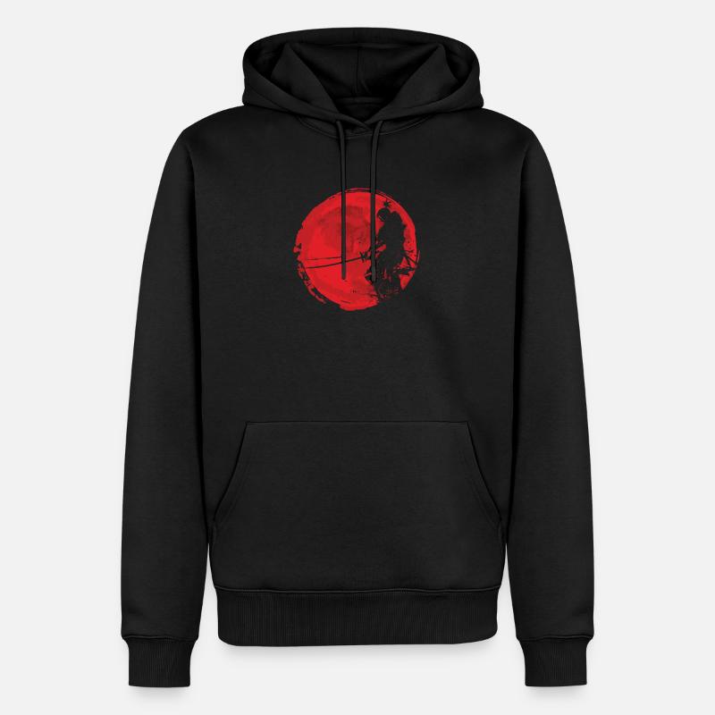 Japan - Samurai - Männer Premium Bio Hoodie - Schwarz