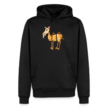 Kamel Cartoon lustige Kamele 26 d - Männer Premium Bio Hoodie - Schwarz - Vorne - Nico (187cm)