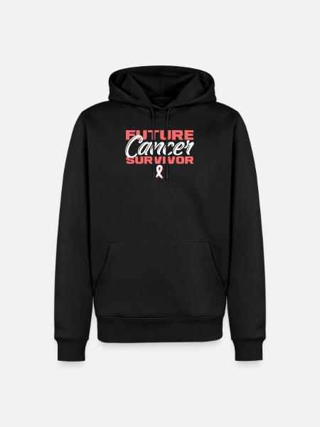 Future cancer survivor - Men’s Premium Organic Hoodie - black