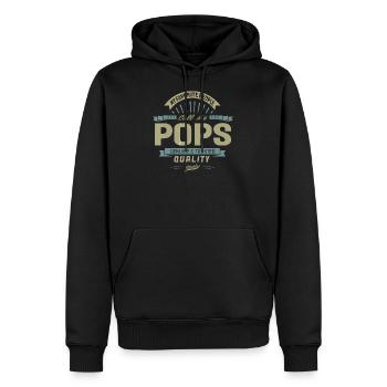 My Favorite People Call Me Pops Grandpa Father - Men’s Premium Organic Hoodie - black - Front - Nico (187cm)