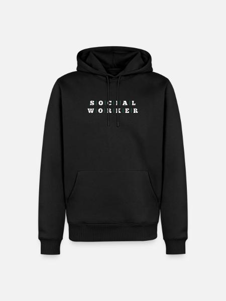 Social worker - Men’s Premium Organic Hoodie - black