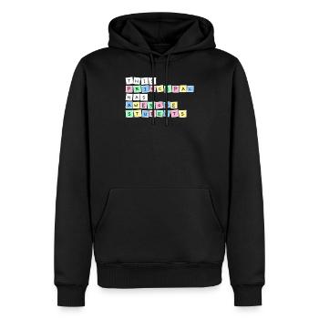 principal - Sweat à capuche Premium bio Homme - noir - Devant - Nico (187cm)