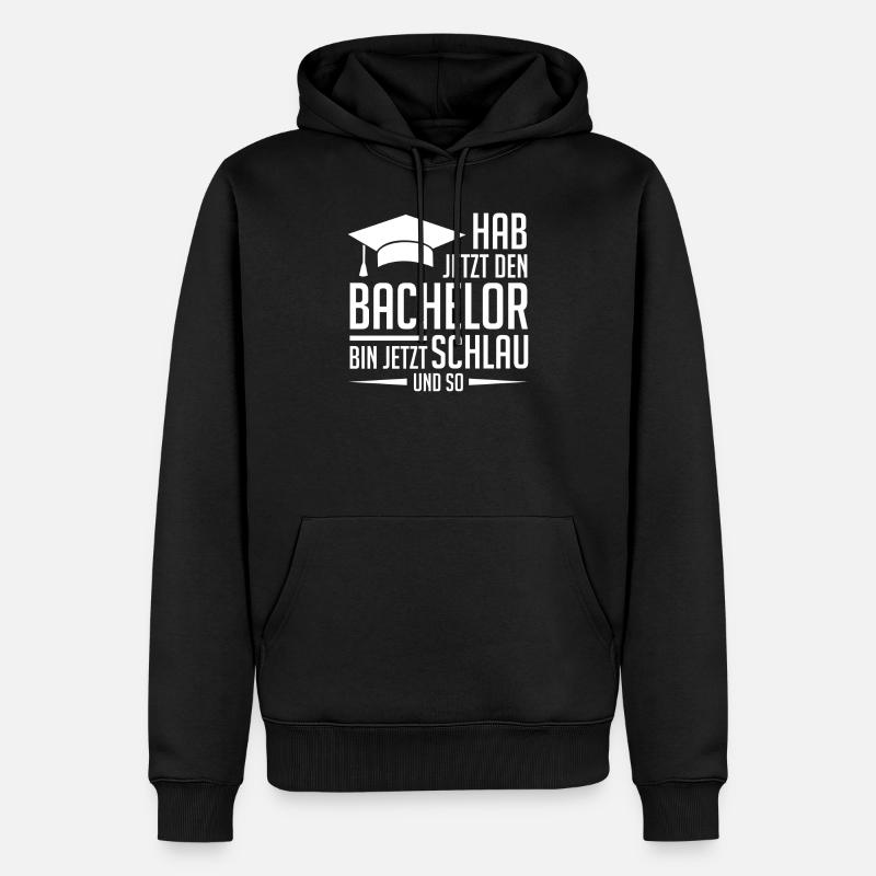 Bachelor 2020 - Männer Premium Bio Hoodie - Schwarz