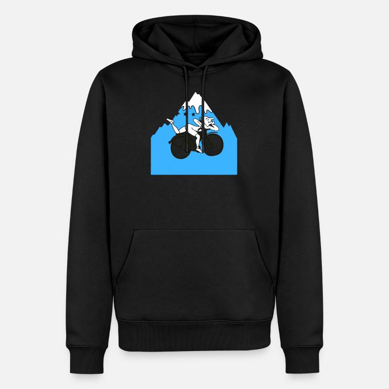 lsd acide albert hofmann terence mc kenna - Sweat à capuche Premium bio Homme - noir