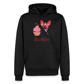 Backfee Bäckerin Backstube Kuchen Cupcake Muffin F - Männer Premium Bio Hoodie - Schwarz - Vorne - Nico (187cm)
