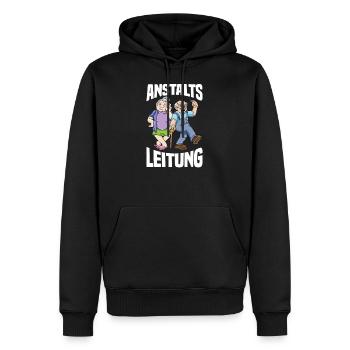 PDL Pflegefachkraft Altenpflege Demenz - Männer Premium Bio Hoodie - Schwarz - Vorne - Nico (187cm)