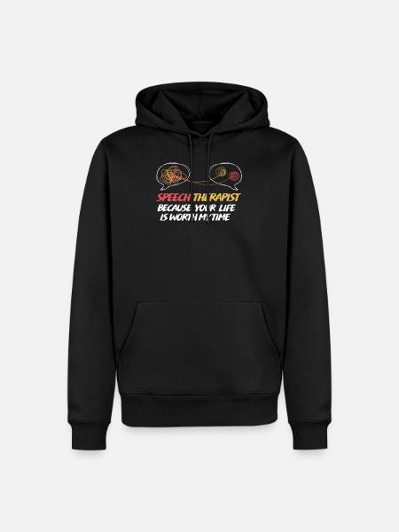 Speech therapist Speech therapist - Men’s Premium Organic Hoodie - black