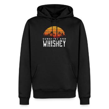 Whiskey Scotch Bourbon Single Malt Rye Geschenk - Männer Premium Bio Hoodie - Schwarz - Vorne - Nico (187cm)
