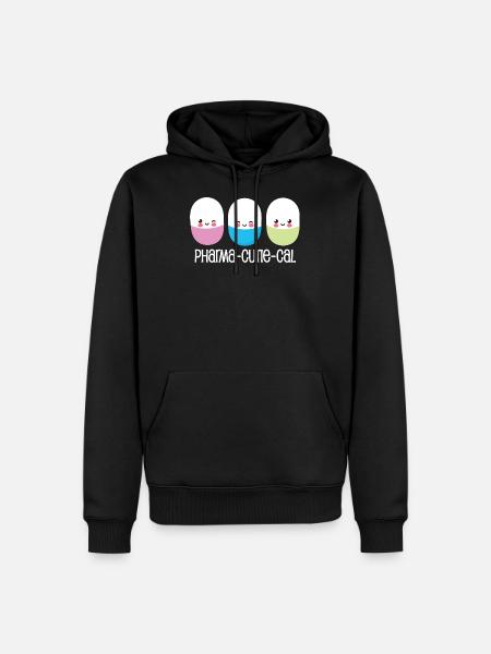 Pharma-Cute-Cal - Men’s Premium Organic Hoodie - black