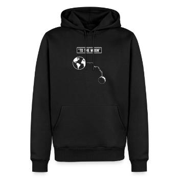 Shareholders | Equities Trading Finance Share Gift - Men’s Premium Organic Hoodie - black - Front - Nico (187cm)