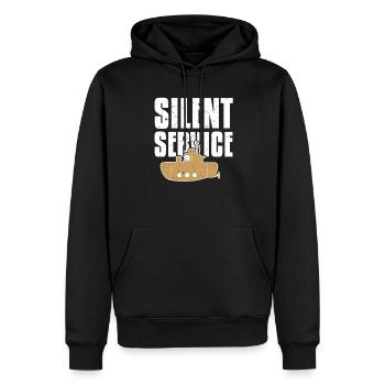 Sous-marin sous-marin de U-Boat de service silencieux - Sweat à capuche Premium bio Homme - noir - Devant - Nico (187cm)