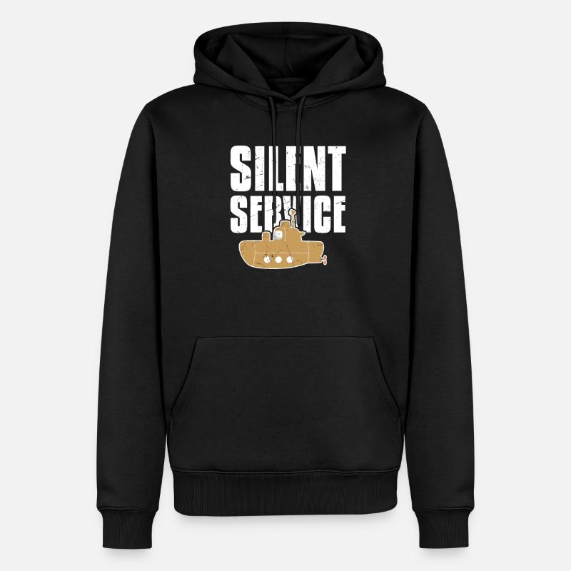 Silent Service U-Boot U-Boot U-Boot - Männer Premium Bio Hoodie - Schwarz