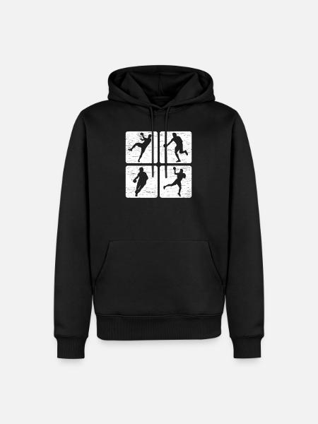 Handball Handball Player - Men’s Premium Organic Hoodie - black