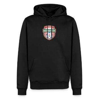 Ungarn Fussball Magyarorszag Futball - Männer Premium Bio Hoodie - Schwarz - Vorne - Nico (187cm)
