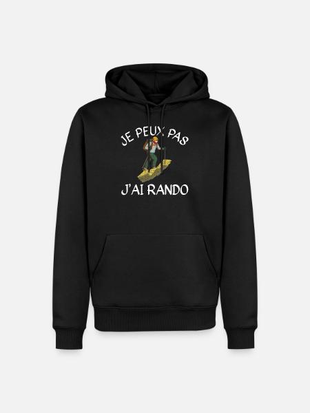 I Can't I Rando - Men’s Premium Organic Hoodie - black