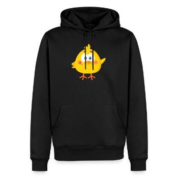 Little chick - Men’s Premium Organic Hoodie - black - Front - Nico (187cm)