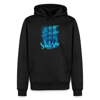 Cuba T-shirt de Cuba Cadeau de fans de Cuba - Sweat à capuche Premium bio Homme - noir - Devant - Nico (187cm)