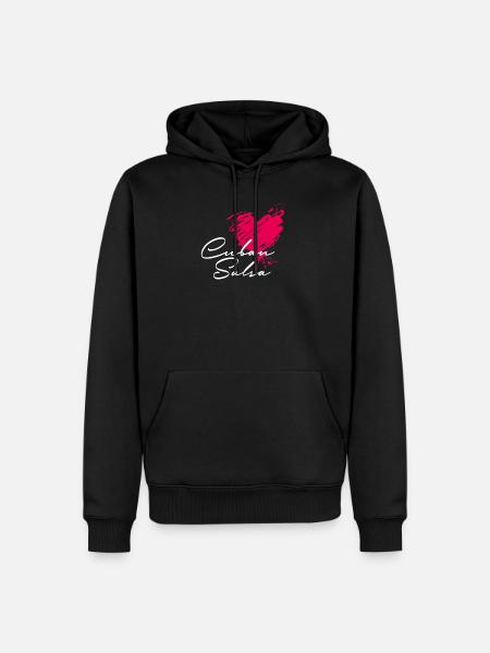 Cuban salsa Salsa Dance - Men’s Premium Organic Hoodie - black