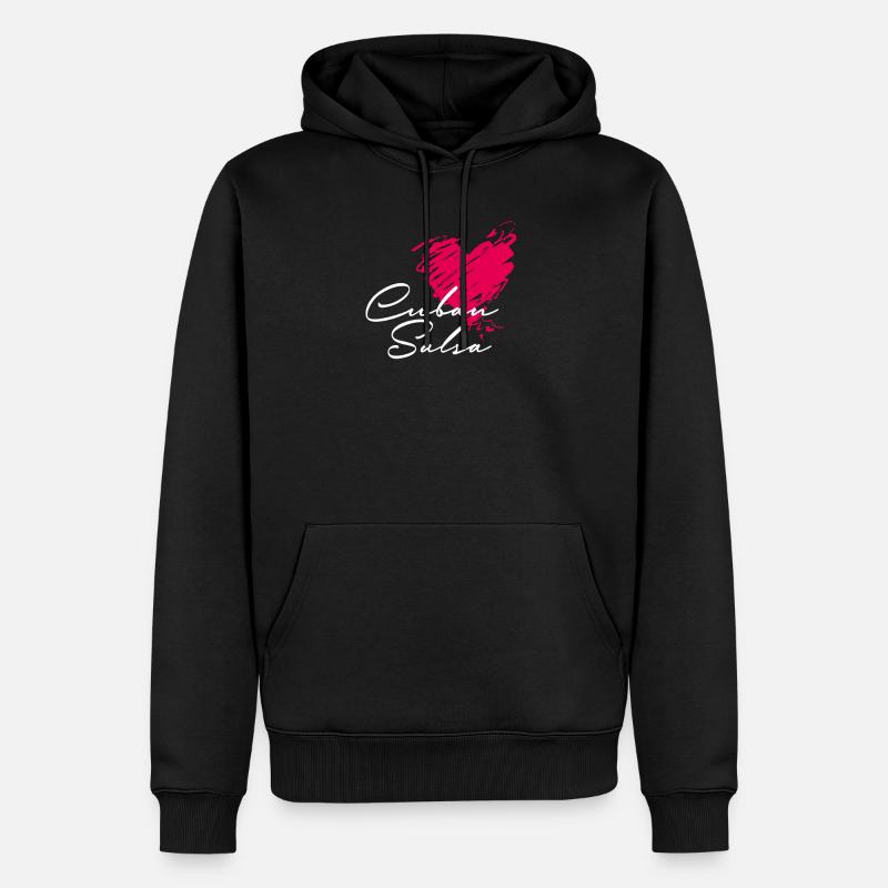Cuban Salsa Salsa Dance - Männer Premium Bio Hoodie - Schwarz