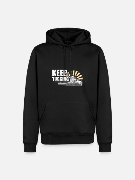 Schlepper Schleppboot Tug Life - Men’s Premium Organic Hoodie - black