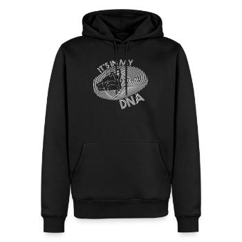 Tronçonneuse bûcheron Tronçonneuse - Sweat à capuche Premium bio Homme - noir - Devant - Nico (187cm)