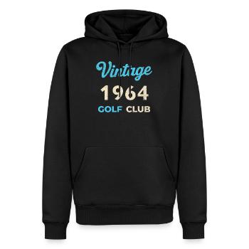 Vintage 1964 Golf Club Retro Geburtsjahr Geschenk - Männer Premium Bio Hoodie - Schwarz - Vorne - Nico (187cm)