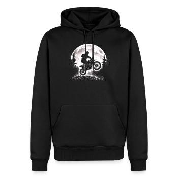 Bigfoot Motocross - Sweat à capuche Premium bio Homme - noir - Devant - Nico (187cm)