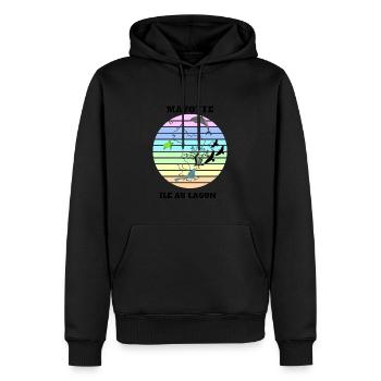 LANDSCHAFT VON MAYOTTE - Männer Premium Bio Hoodie - Schwarz - Vorne - Nico (187cm)