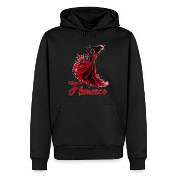 Flamenco Tanz Andalusien Spanischer Tanz - Männer Premium Bio Hoodie - Schwarz - Vorne - Nico (187cm)