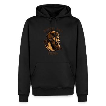 Modern Day Viking - Men’s Premium Organic Hoodie - black - Front - Nico (187cm)