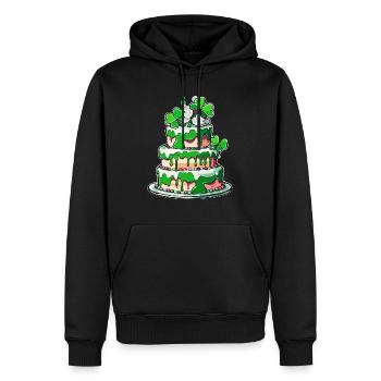 Geburtstagstorte / Kuchen / Happy Birthday / Torte - Männer Premium Bio Hoodie - Schwarz - Vorne - Nico (187cm)