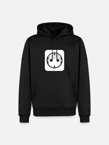 Socket Icon Power Electrician - Men’s Premium Organic Hoodie - black