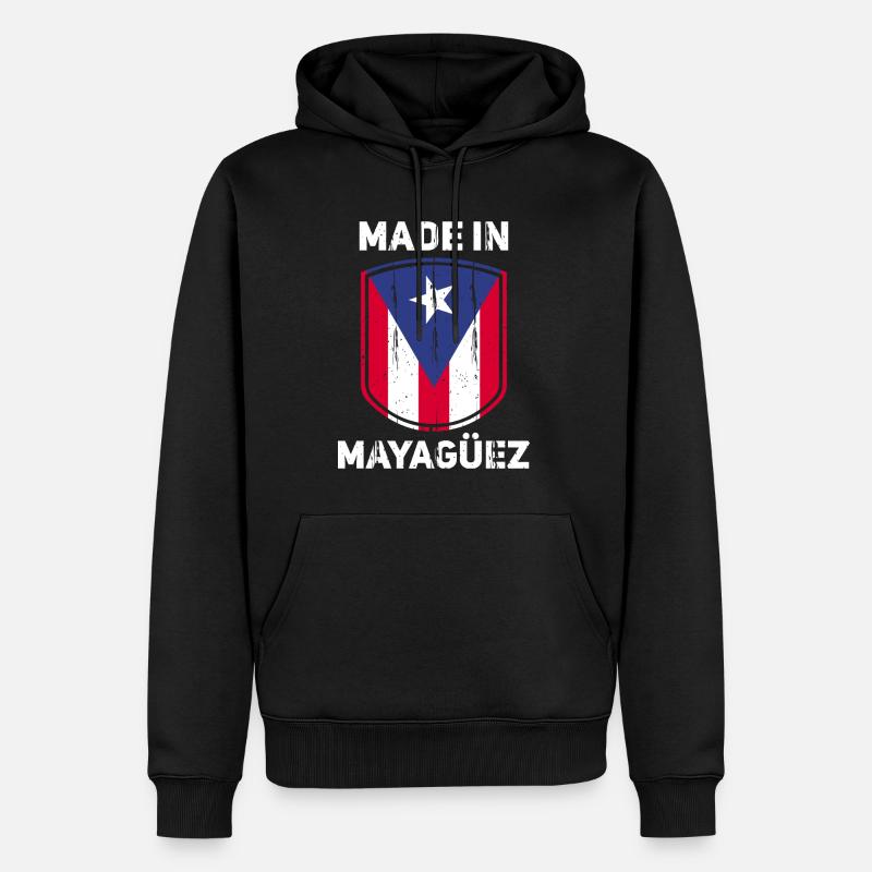 Porto Rico Mayagüez - Sweat à capuche Premium bio Homme - noir