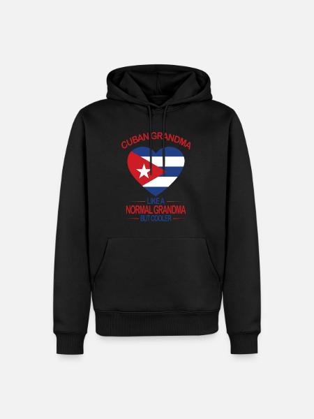 Kubanische Flagge - Männer Premium Bio Hoodie - Schwarz