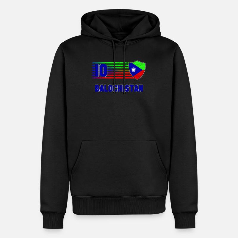 Baloutchistan - Sweat à capuche Premium bio Homme - noir
