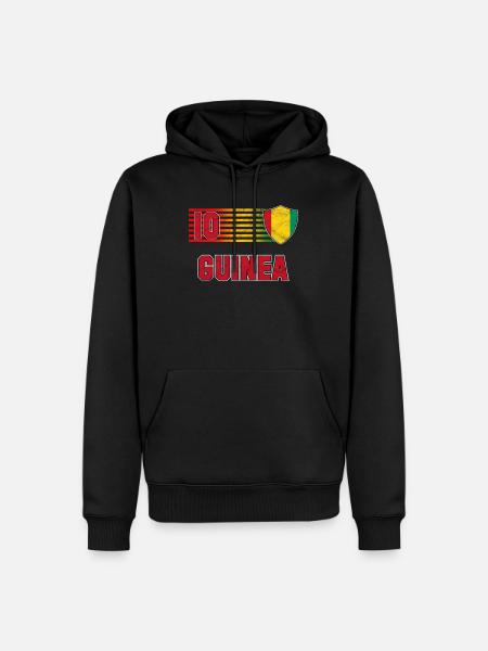Guinea - Men’s Premium Organic Hoodie - black