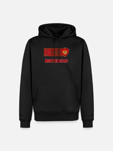 Montenegro - Men’s Premium Organic Hoodie - black