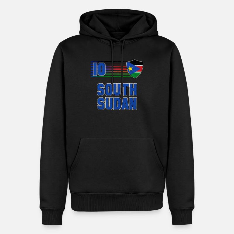 Südsudan - Männer Premium Bio Hoodie - Schwarz