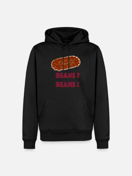BEANS Collection - Männer Premium Bio Hoodie - Schwarz