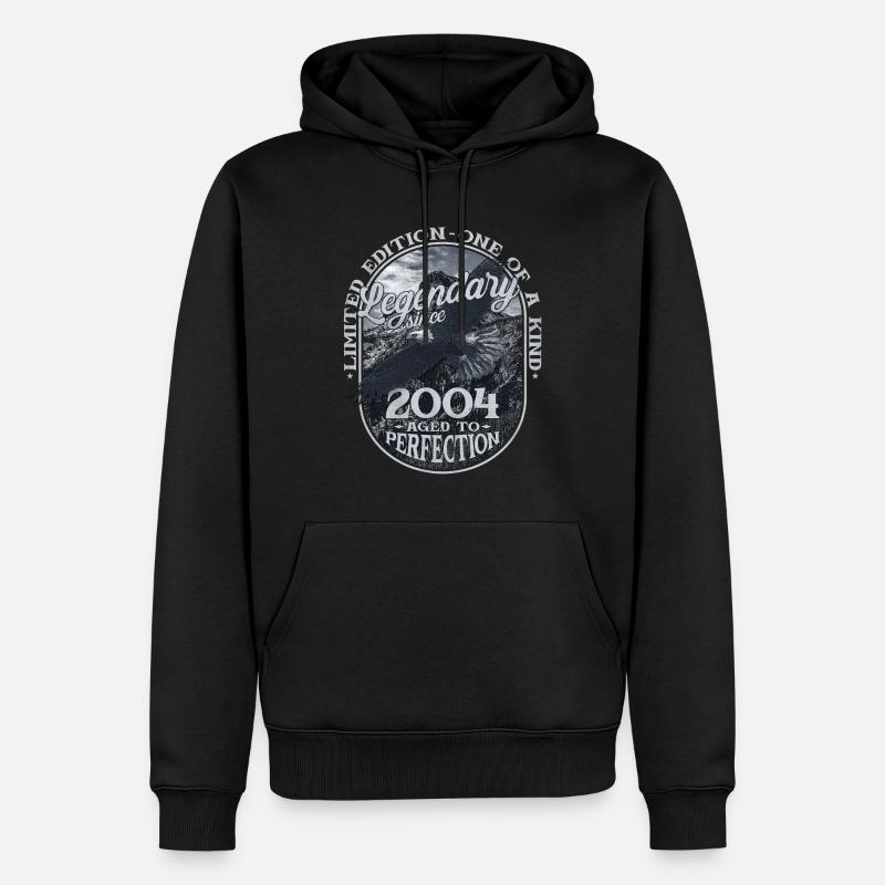 Légendaire depuis 2004 - Sweat à capuche Premium bio Homme - noir