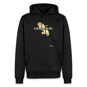 Madinina Martinique 972 Geschenk Mann und Kind - Männer Premium Bio Hoodie - Schwarz - Vorne - Nico (187cm)