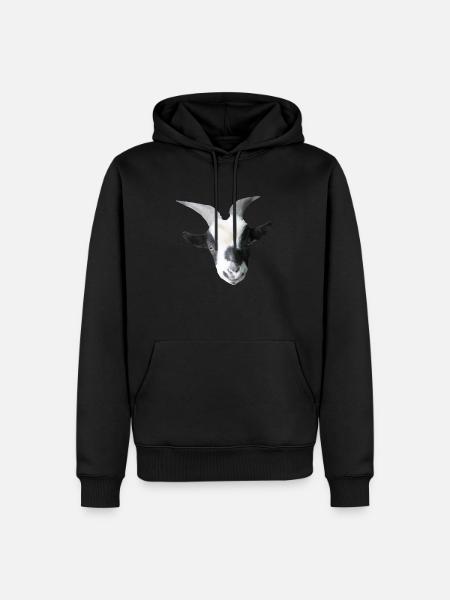 Robin the billy goat - Men’s Premium Organic Hoodie - black