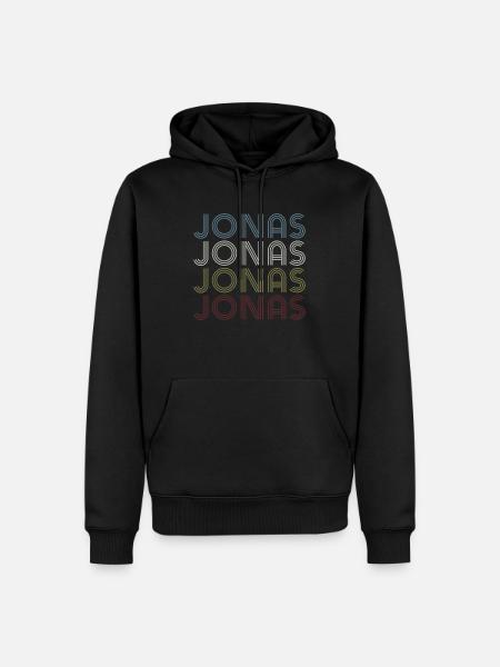 Jonas Jonas Jonas Jonas - Men’s Premium Organic Hoodie - black