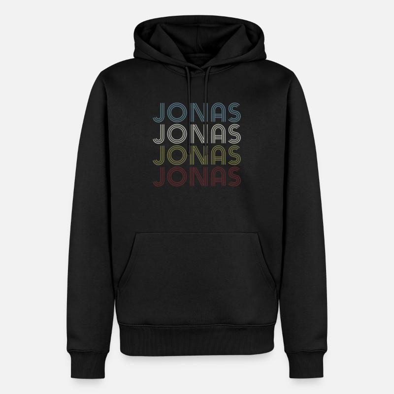 Jonas Jonas Jonas Jonas - Sweat à capuche Premium bio Homme - noir