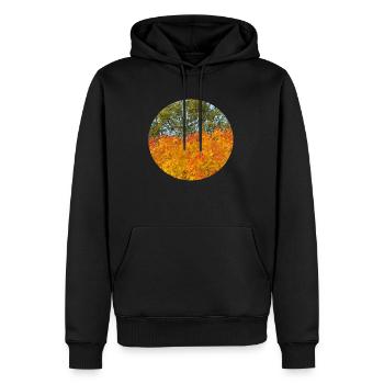 Automne - Sweat à capuche Premium bio Homme - noir - Devant - Nico (187cm)